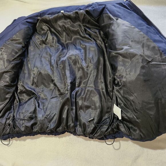 ZCSIA Women Winter Jacket Size Large Navy Color Baggy Puffer Short Coat - Picture 6 of 16